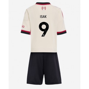 Fotbalové Dres Liverpool Alexander Isak #9 Dětské Venkovní Oblečení 2025-26 Krátký Rukáv (+ trenýrky)